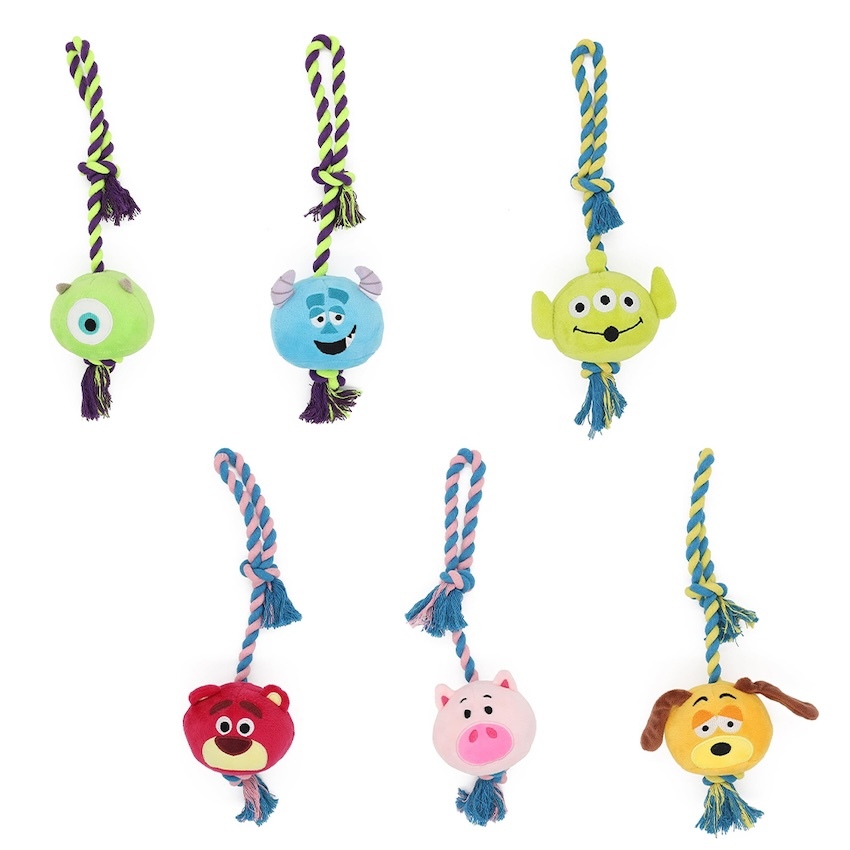 日本直送 Dinsey 系列可愛單波拔河寵物玩具