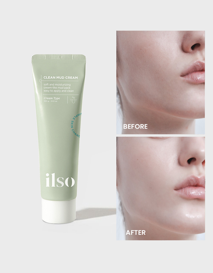 ilso 保濕]收毛孔平滑紋理清潔泥膜 100g