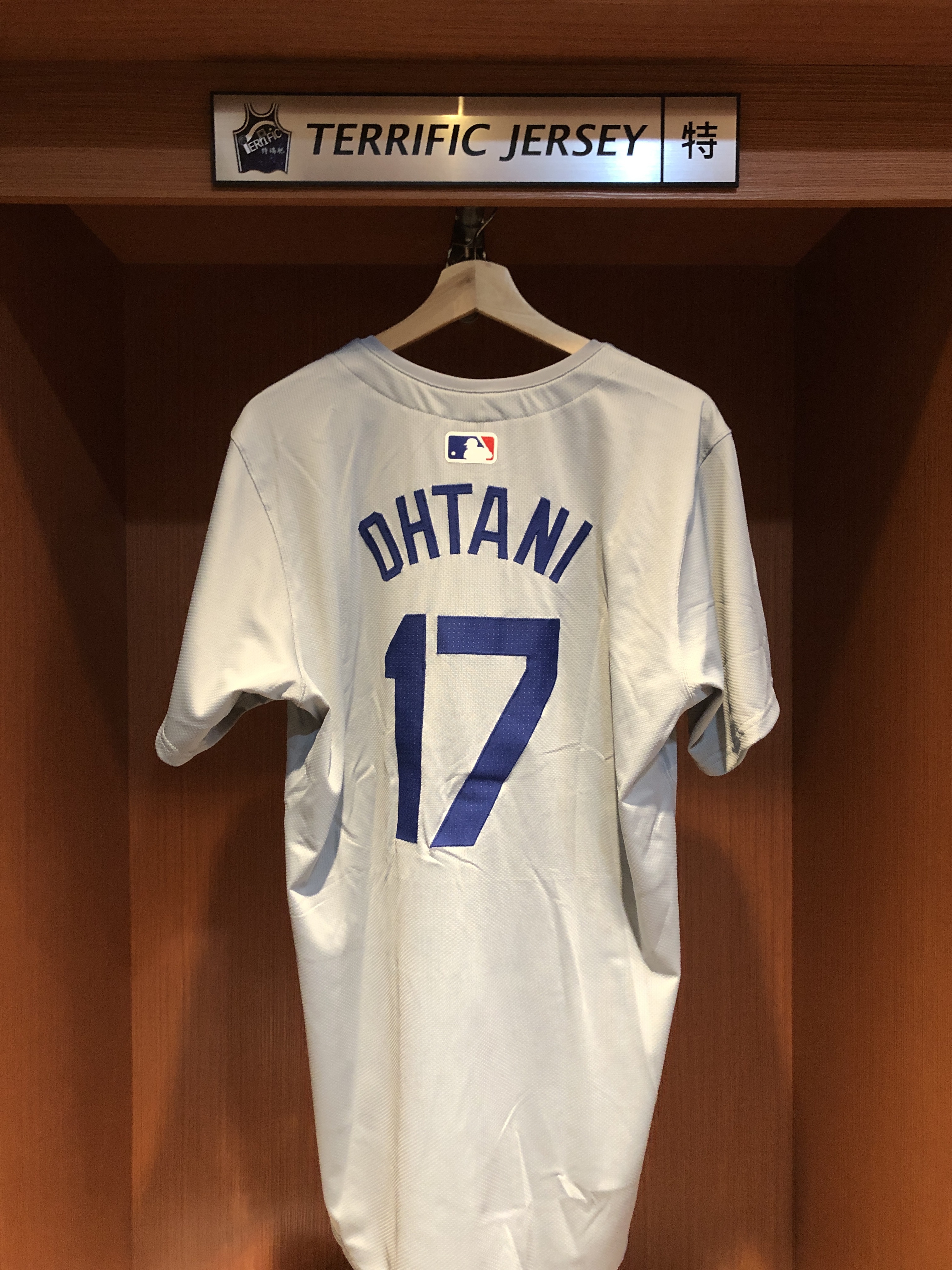 MLB球衣 Shohei Ohtani 洛杉磯道奇灰 大谷翔平 Nike Elite Player Name Jersey 球員版 電繡 全新