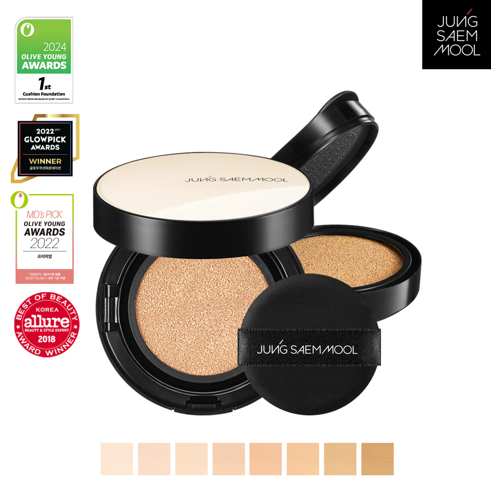 Jung Saem Mool 光感裸膚氣墊粉底SPF50+ PA+++連補充裝 #FAIR LIGHT