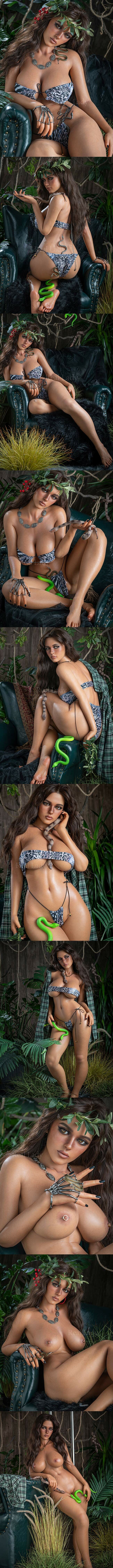 REAL LADY 159cm R5 Freya 深膚 超寫實矽膠娃娃 high class silicone sex doll