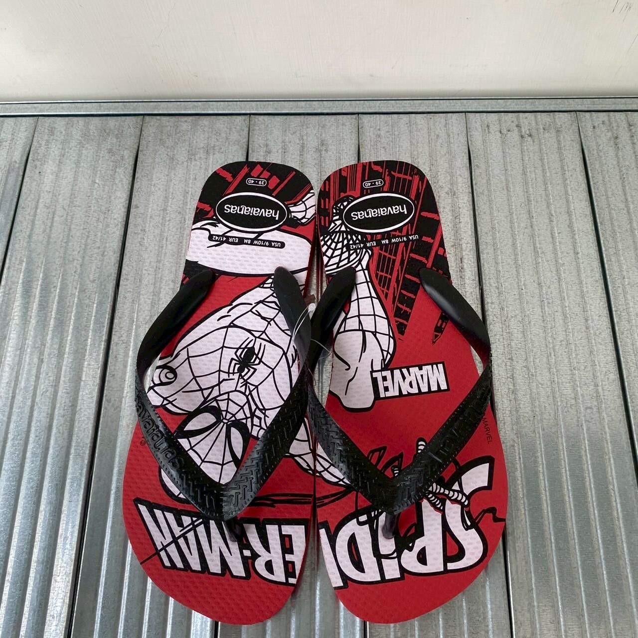 Havaianas 哈瓦仕 拖鞋  男女鞋 漫威英雄 蜘蛛人 Top Marvel Logomania 紅黑 4146953-4349U