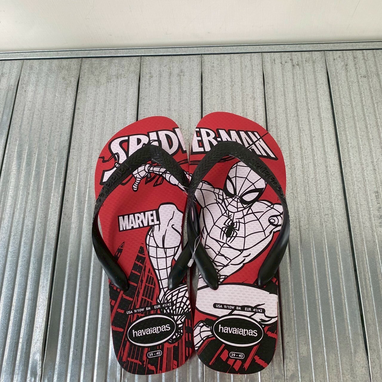 Havaianas 哈瓦仕 拖鞋  男女鞋 漫威英雄 蜘蛛人 Top Marvel Logomania 紅黑 4146953-4349U