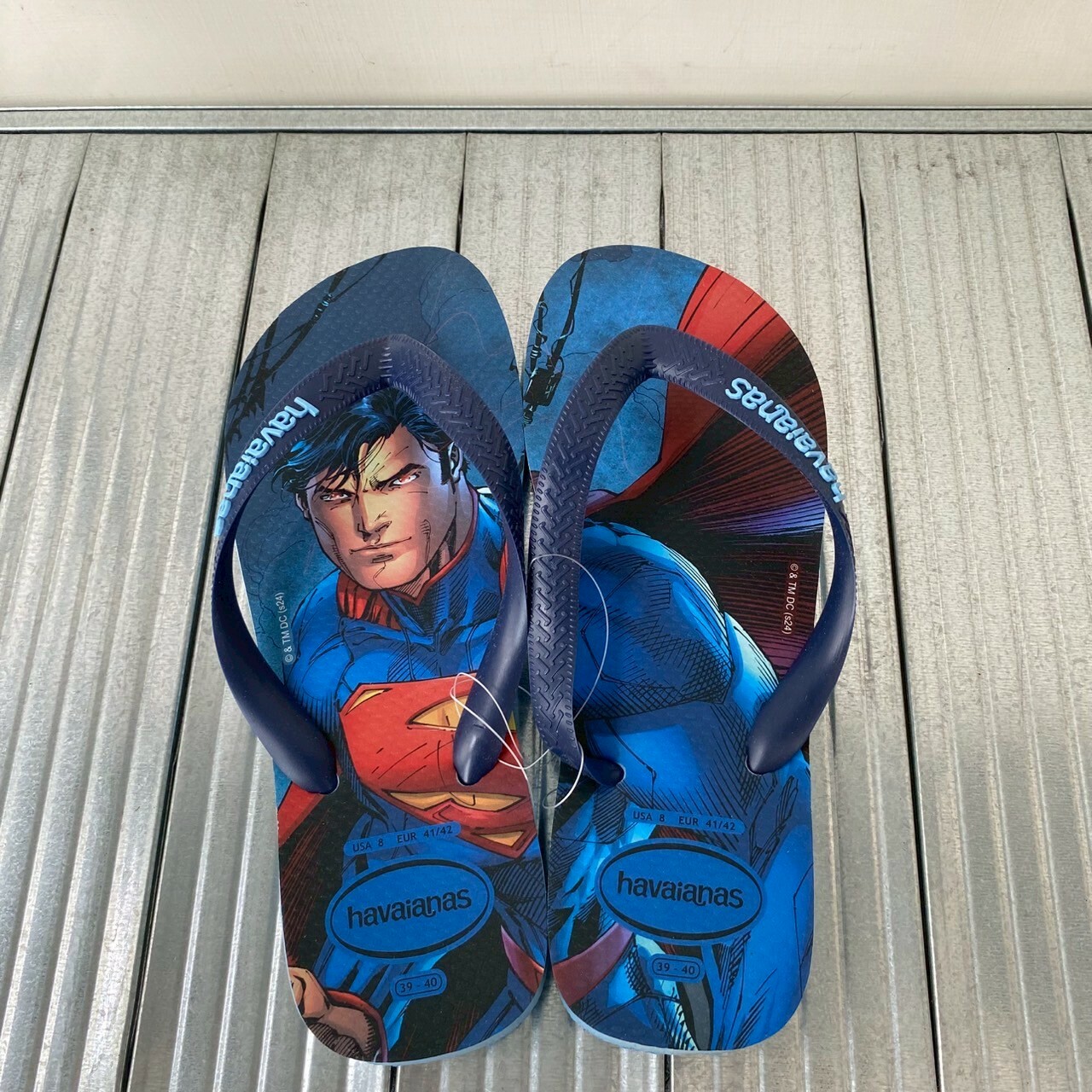 Havaianas 哈瓦仕 拖鞋  男女鞋 DC漫畫 超人 Top Herois Dc 藍 4141765-1056U
