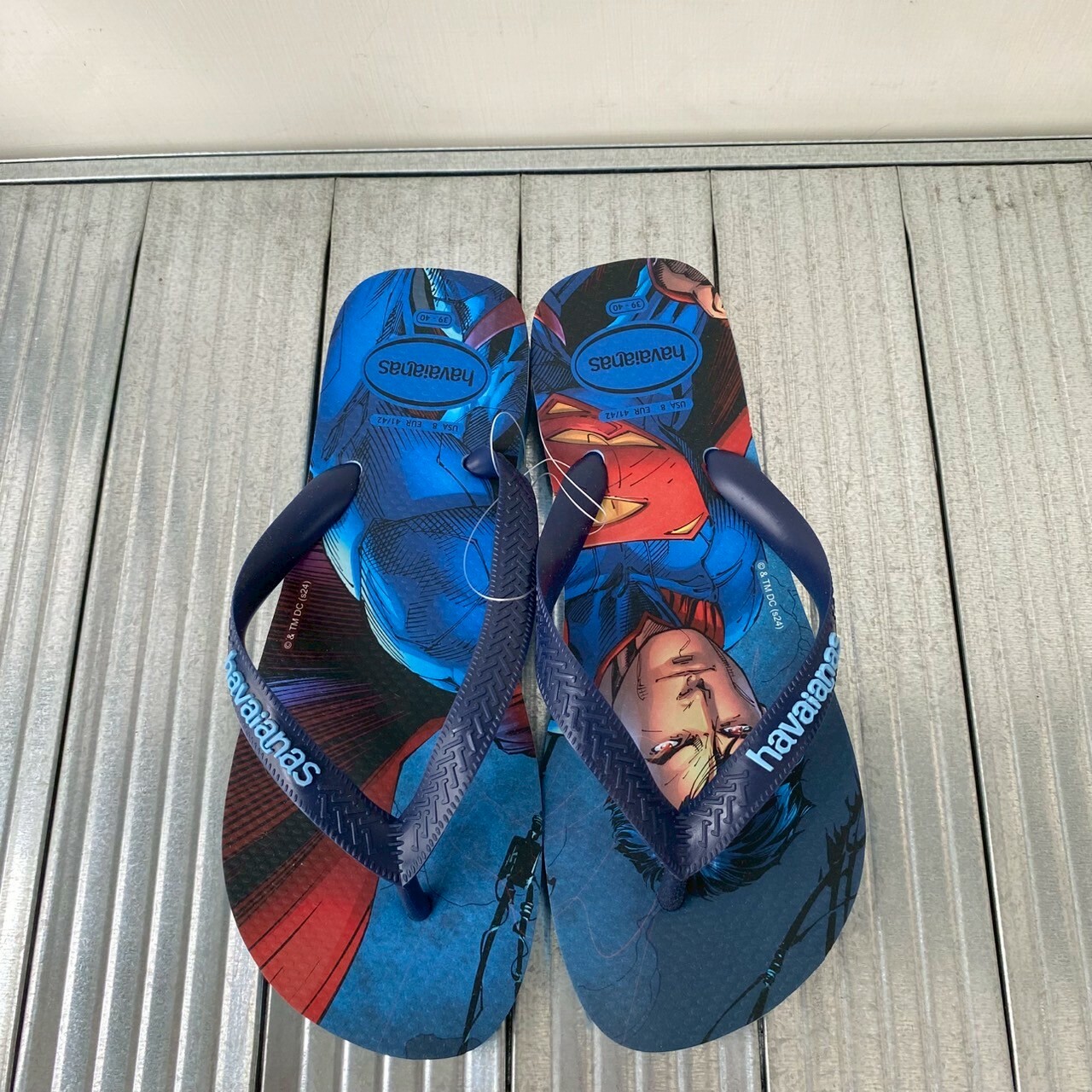 Havaianas 哈瓦仕 拖鞋  男女鞋 DC漫畫 超人 Top Herois Dc 藍 4141765-1056U