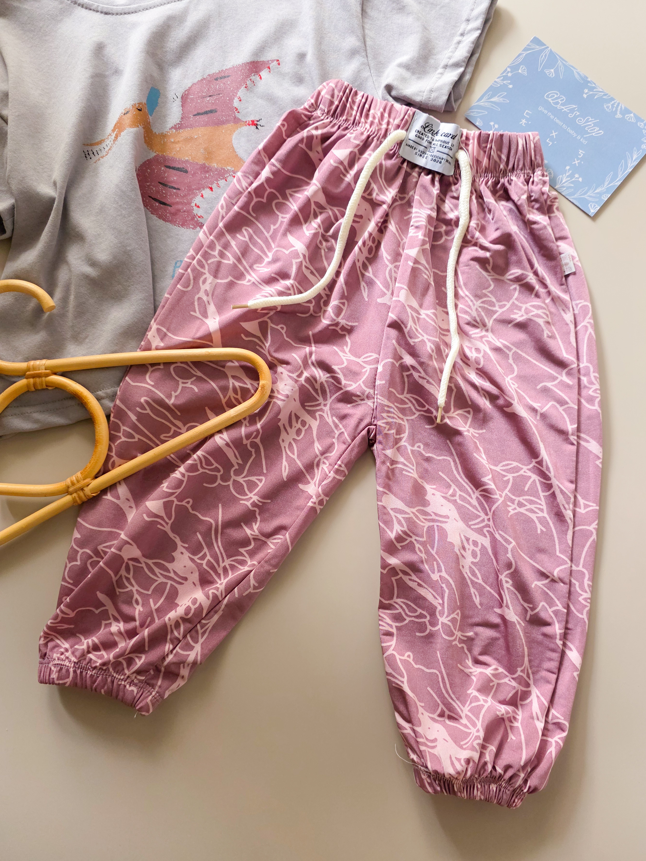 水波紋 涼感防蚊褲