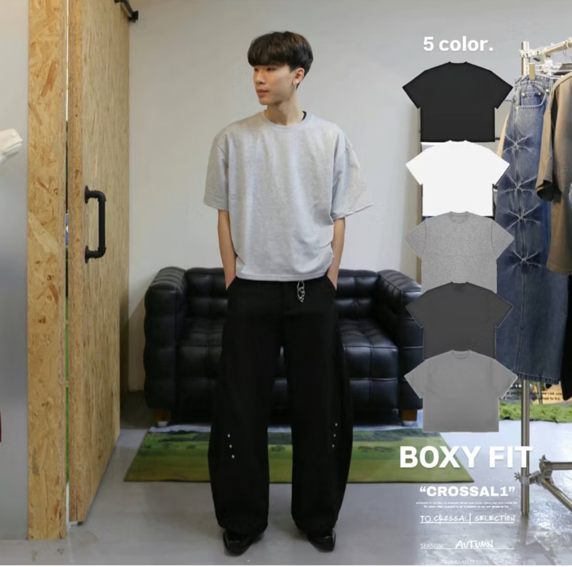 BOXY FIT 短寬短袖上衣