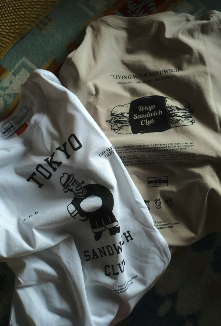 【現貨】FILTER017® Culture Supply™ TOKYO SANDWICH CLUB | B.D.O. SERIES Submarine Tee / 潛艇堡短tee