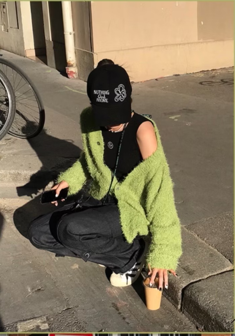 手繪小花刺繡棒球帽