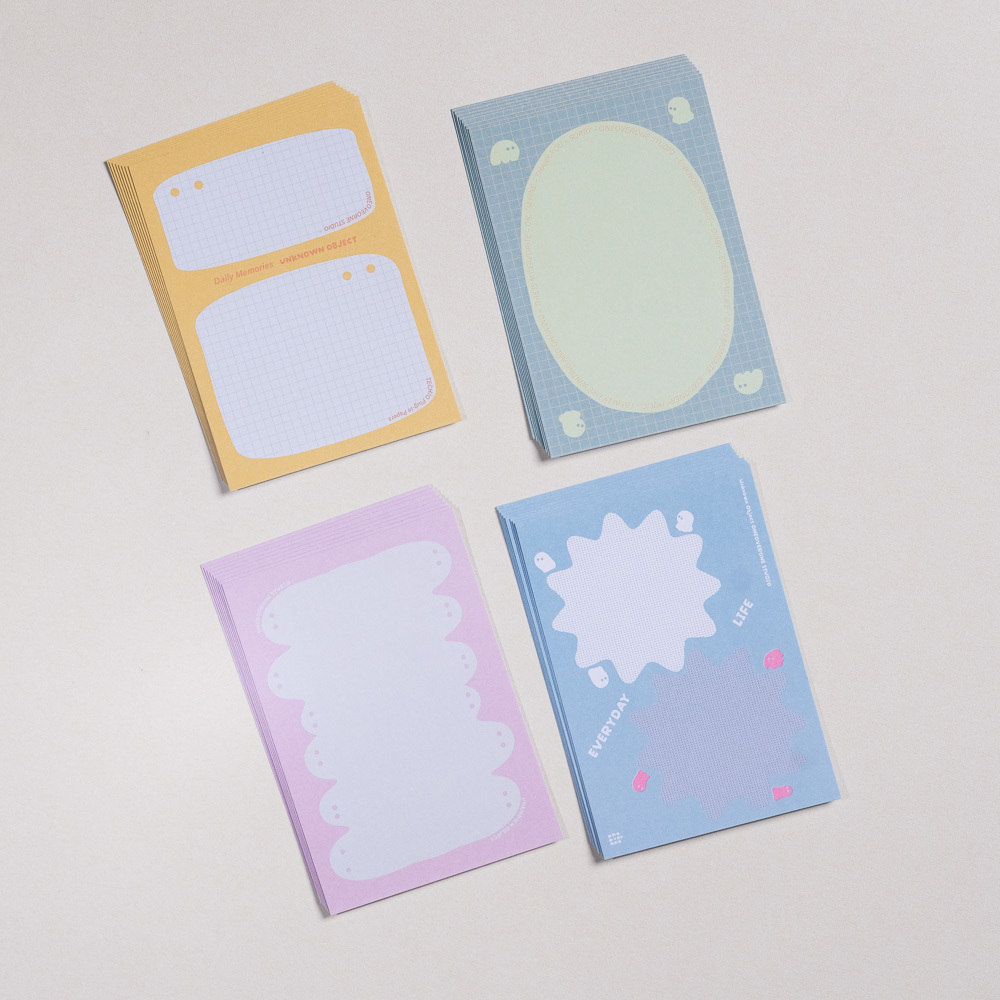 手帳擴充單張 形狀風格版本01/一分之一工作室/臺灣