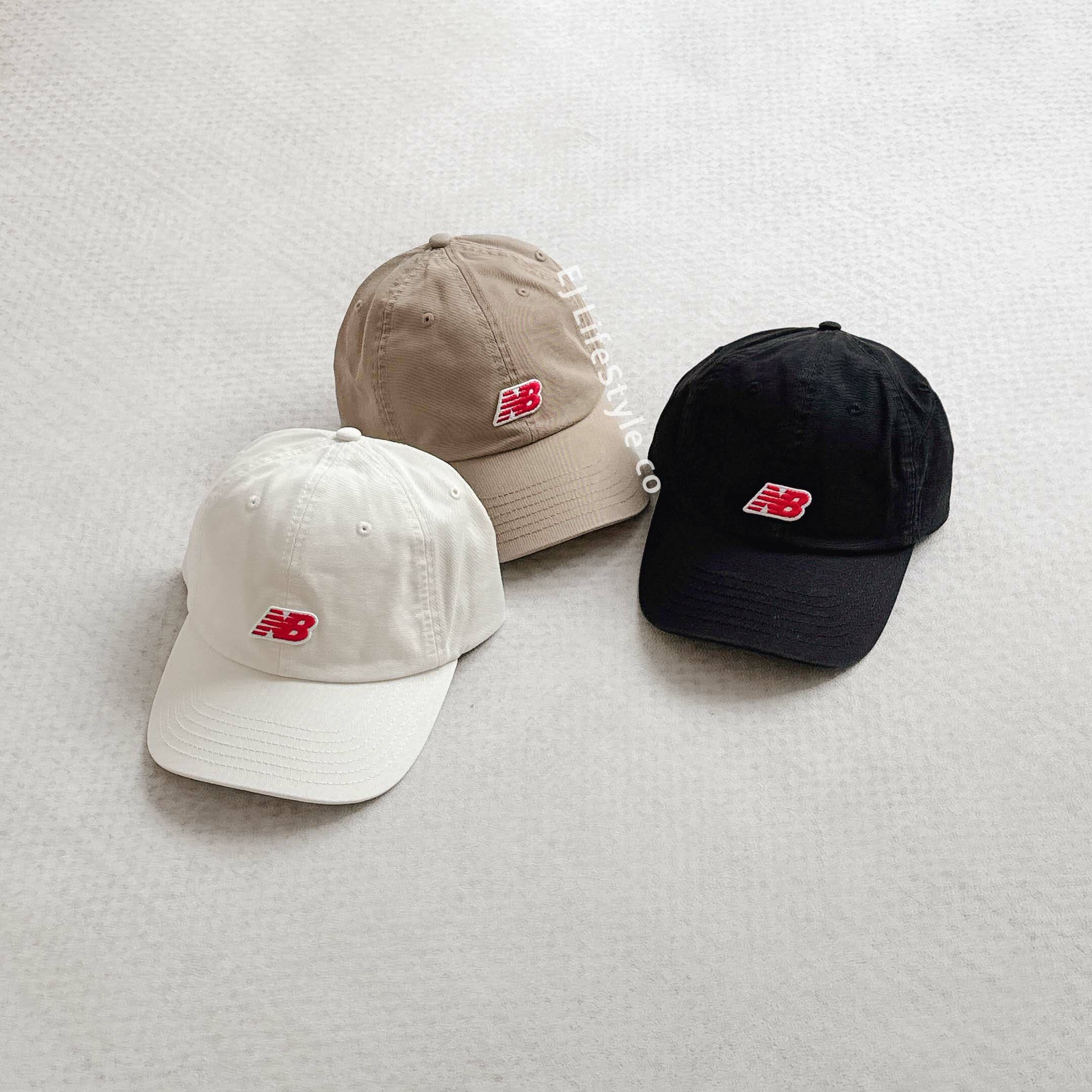 NEW BALANCE NB 老帽 棒球帽 復古 刺繡 紅標LOGO 米白 卡其 黑  LAH51013SST LAH51013SOT LAH51013BK  / 調貨