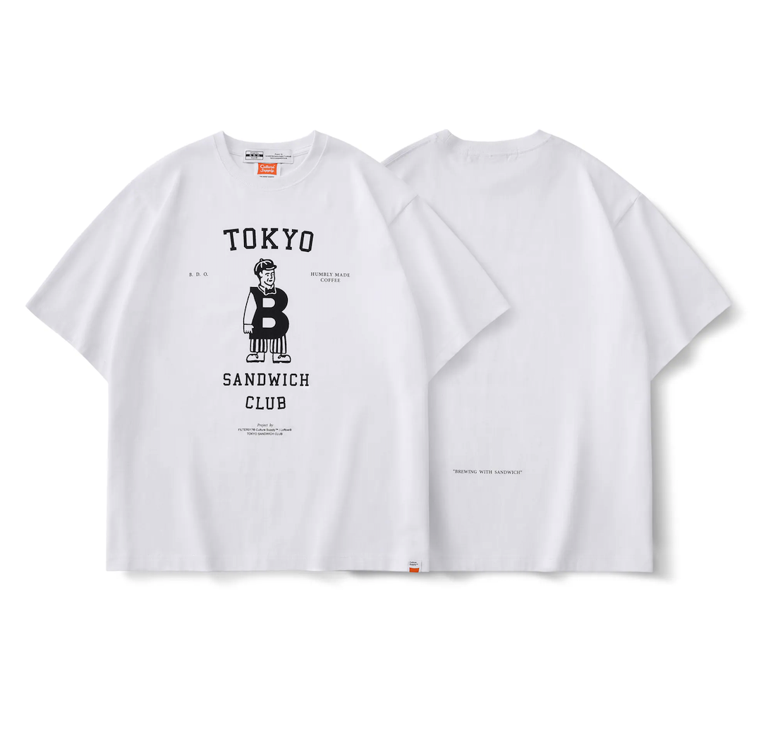 【現貨】FILTER017® Culture Supply™ TOKYO SANDWICH CLUB | B.D.O. SERIES Cultureman Tee 文化店鋪合作限定短T -HUMBLY MADE COFFEE