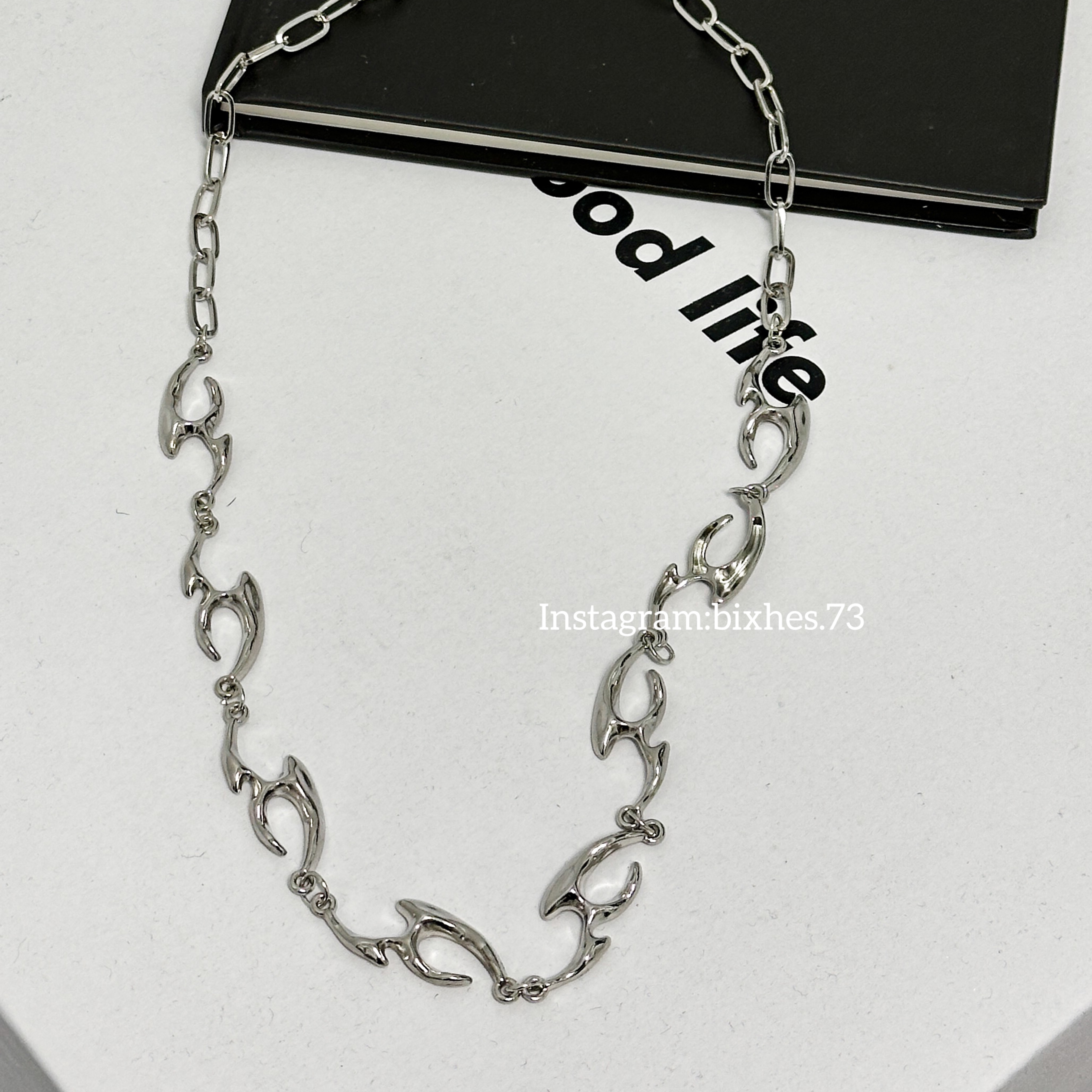 火焰拼接項鍊(K00085)