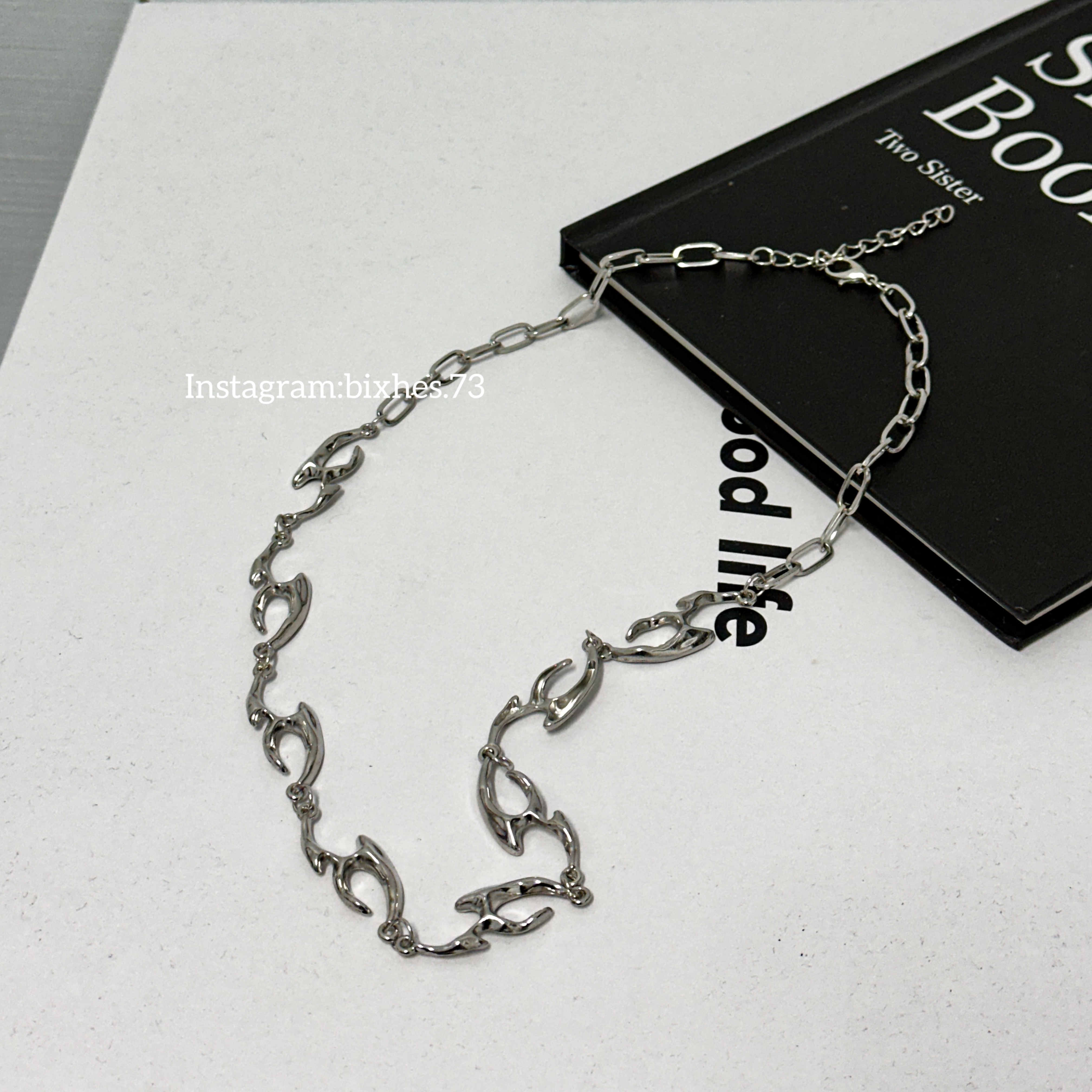 火焰拼接項鍊(K00085)