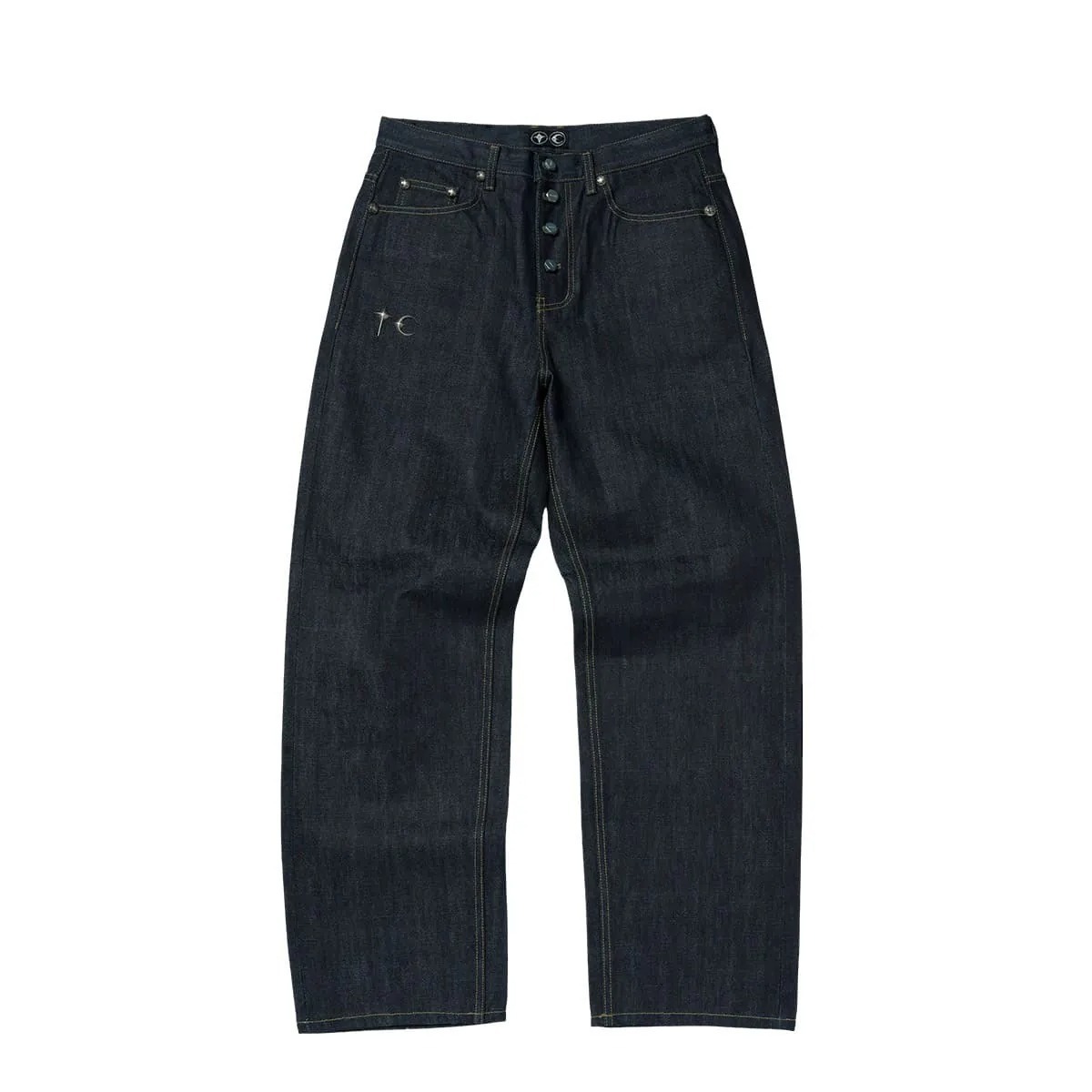 Thug Club｜SS25 – Land Warfare Denim Pants (Indigo)