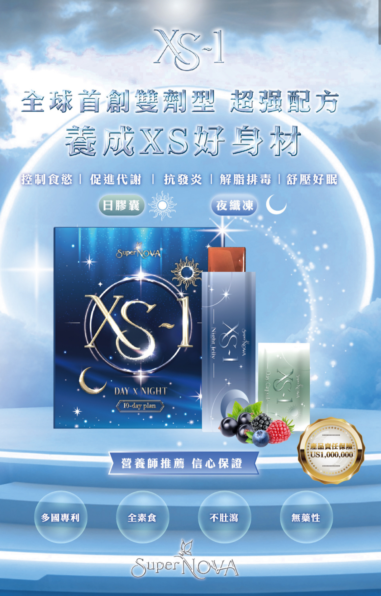 SUPERNOVA XS1 速纖瘦（10-day plan）