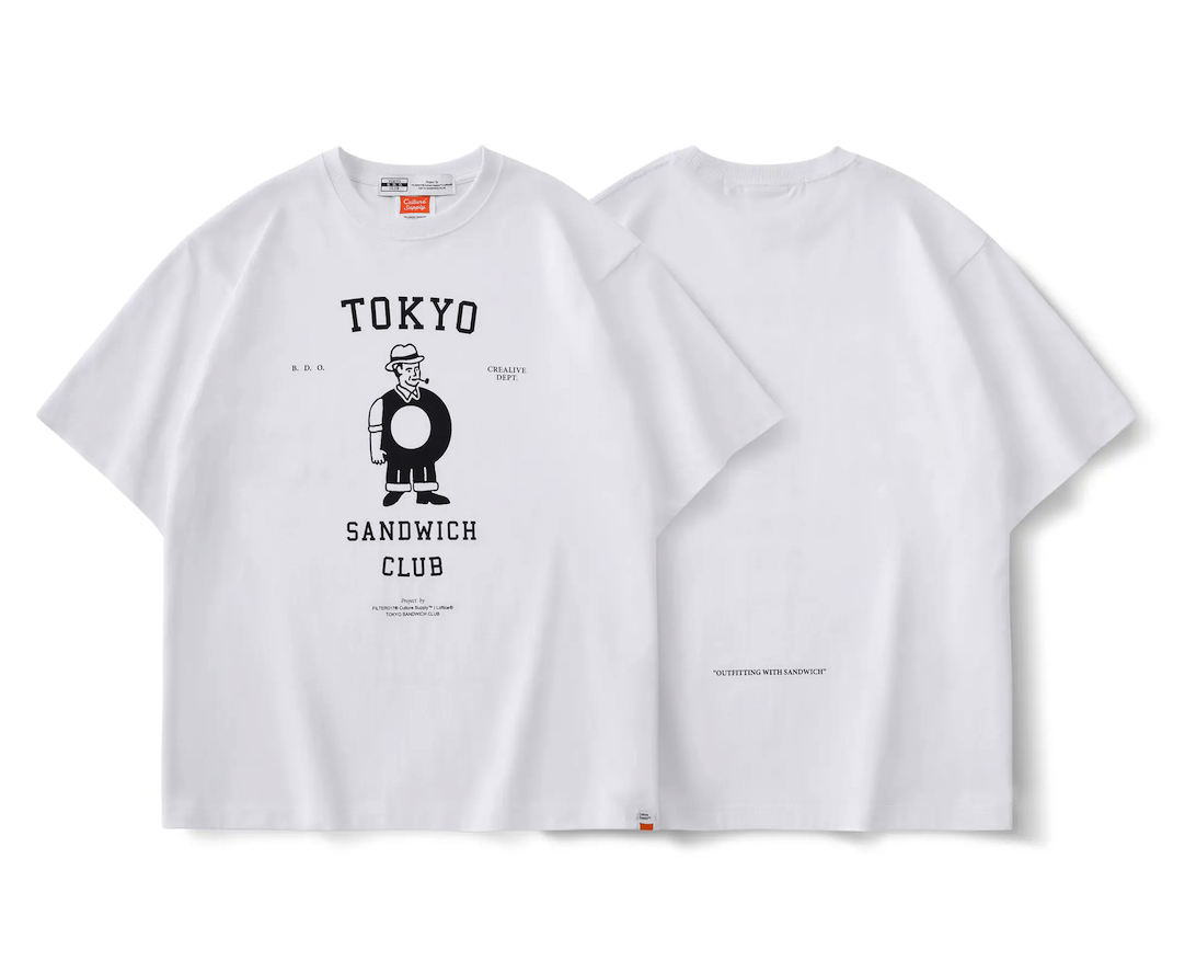 【現貨】FILTER017® Culture Supply™ TOKYO SANDWICH CLUB | B.D.O. SERIES Cultureman Tee 文化店鋪合作限定短T - CREALIVE DEPT.