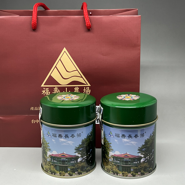 茶香自在】退輔會福壽長春茶台灣高山茶2024年冬茶75g二罐附紙袋