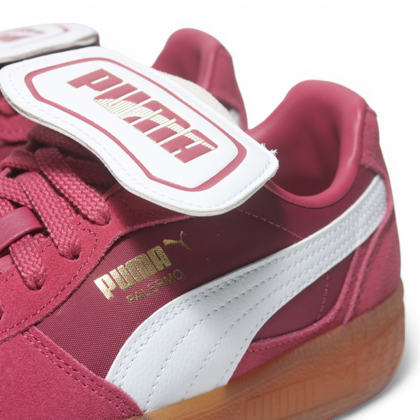 PUMA 休閒鞋 PALERMO MODA TONGUE 紅 麂皮 焦底 復古 女 40167902
