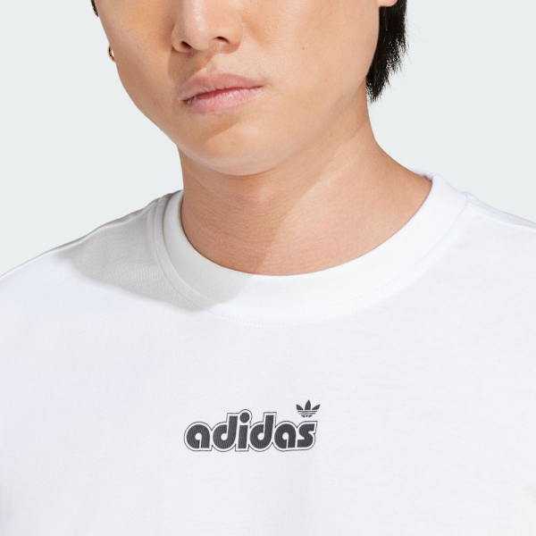 ADIDAS 短T GRFX TEE 白色 LOGO 休閒 短袖 男 JC8379