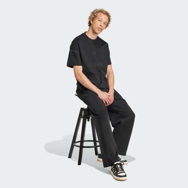 ADIDAS 短T M A SZN G T 黑色 休閒 落肩 短袖 男 JJ3658