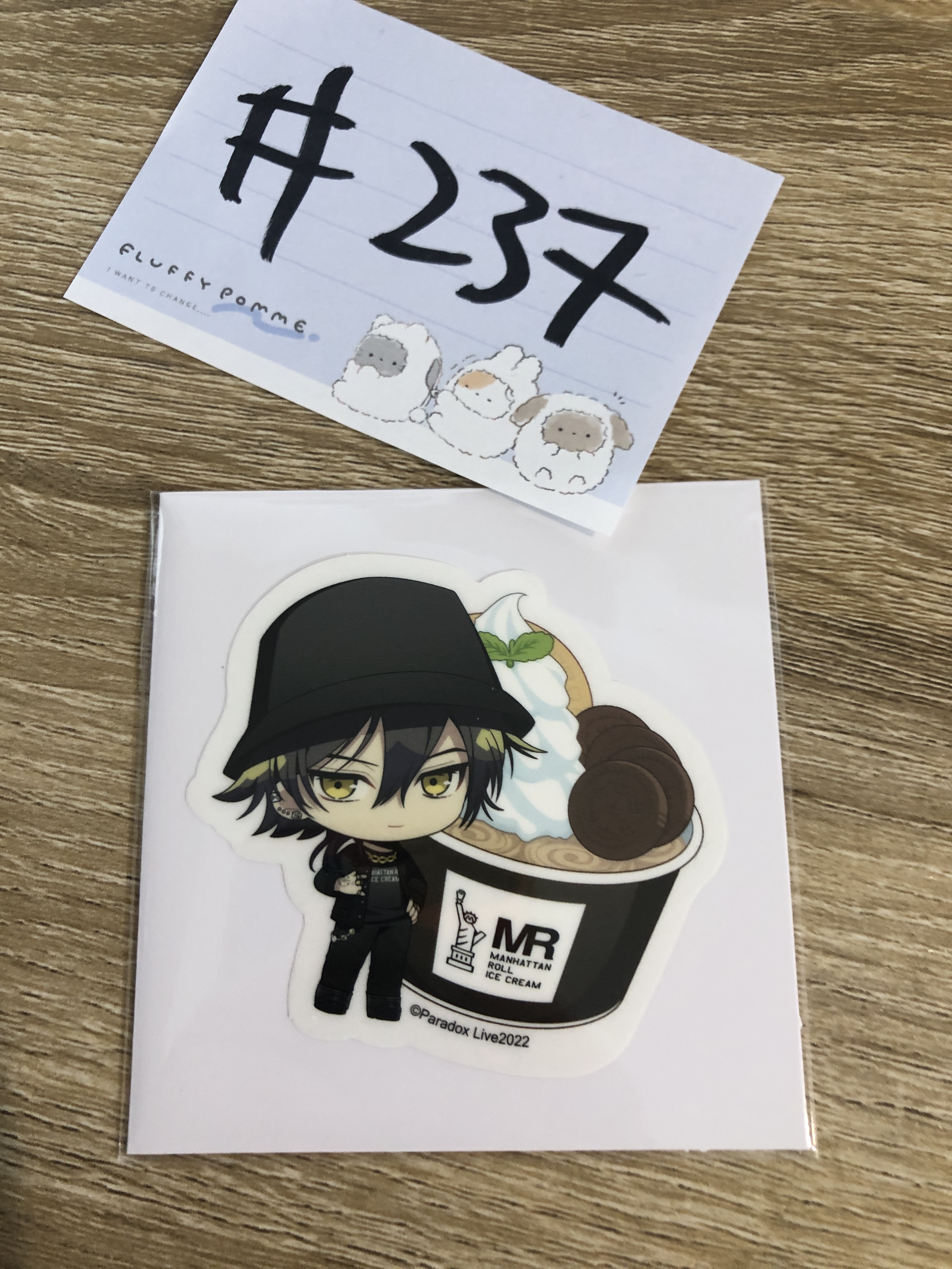 Paradox Live  晴臣 貼紙#237