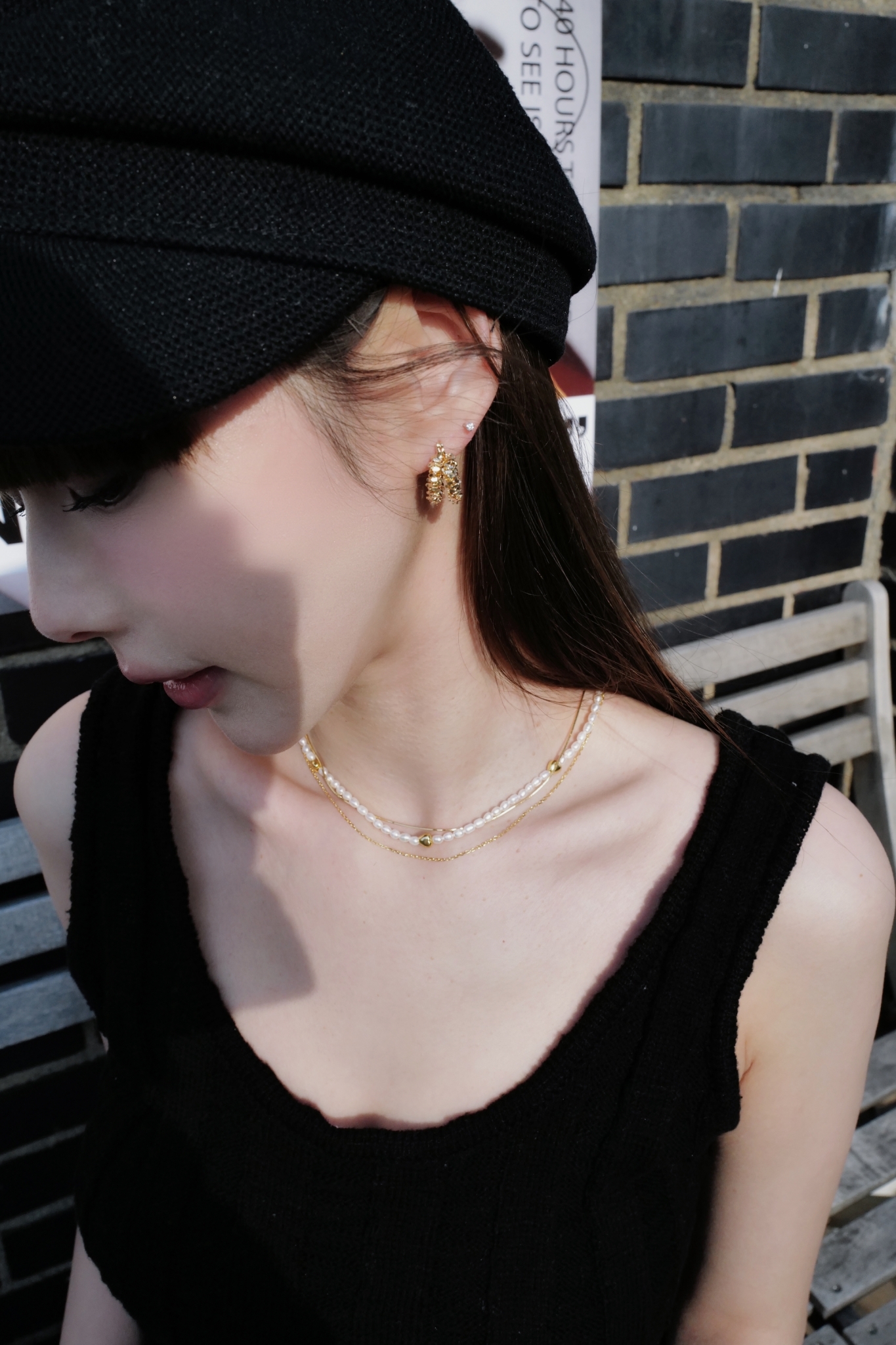 (現貨) 愛心珍珠項鍊 GB66