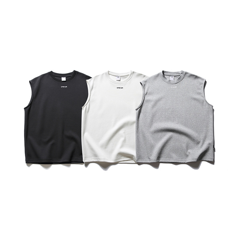 簡約小刺繡百搭背心