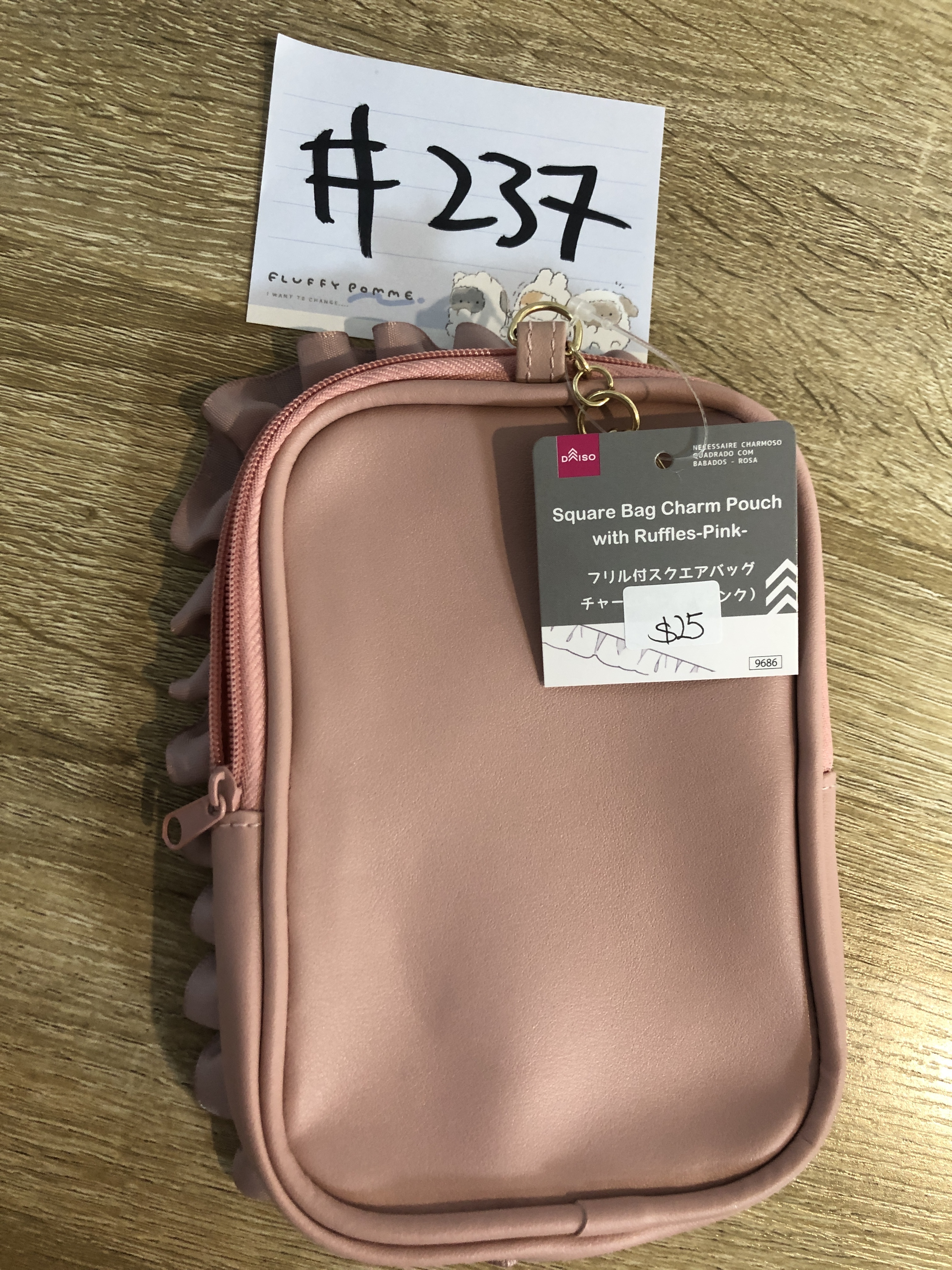 其他 粉紅色 收納袋#237