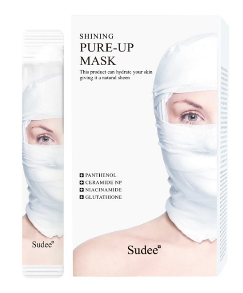 SUDEE  Shining Pure Up Mask 【1pack (10pcs)】到期日20270926「H」