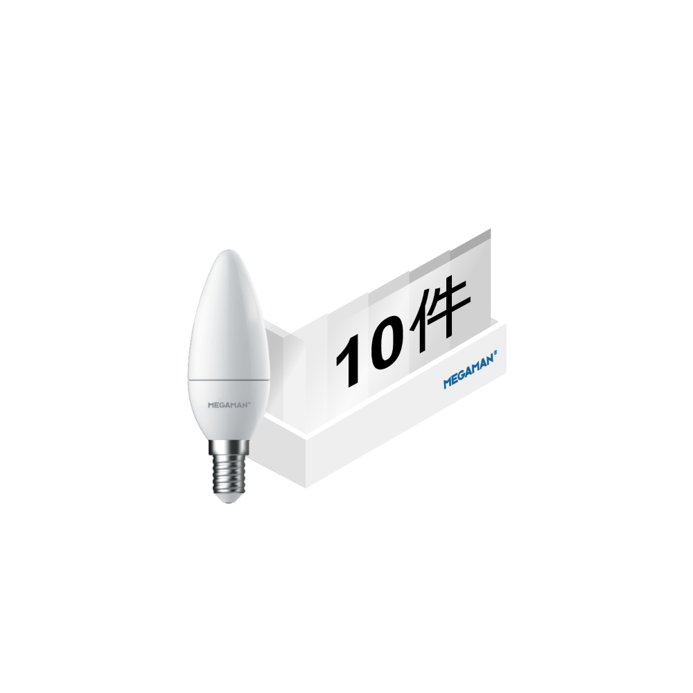 Candle 奶白椒型LED 燈 (10件裝)