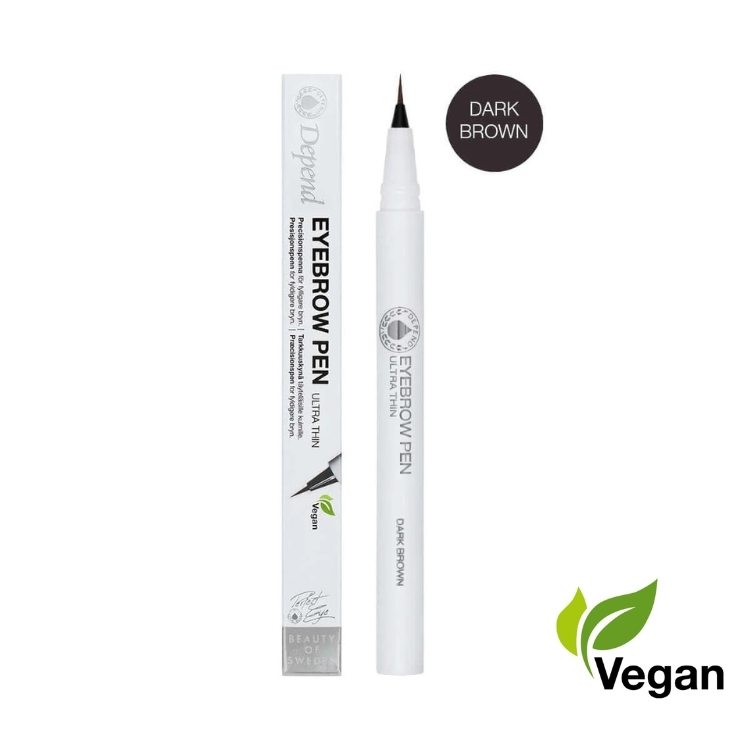 EYEBROW PEN 激幼仿毛眉筆 #深棕色｜2025_SwedishBeautyAwards ｜