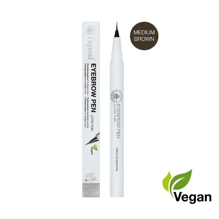 EYEBROW PEN 激幼仿毛眉筆 #棕褐色｜2025_SwedishBeautyAwards ｜