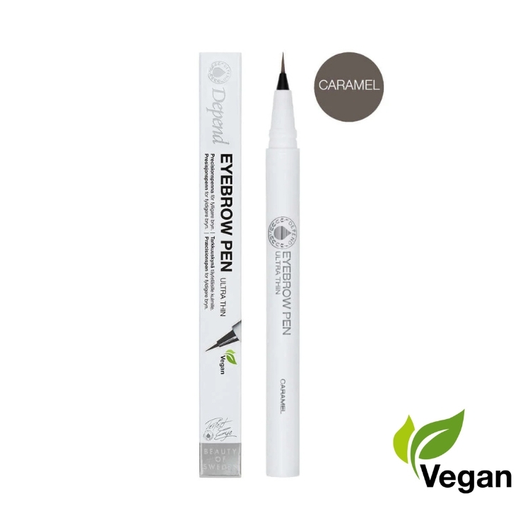 EYEBROW PEN 激幼仿毛眉筆 #焦糖色 ｜2025_SwedishBeautyAwards ｜
