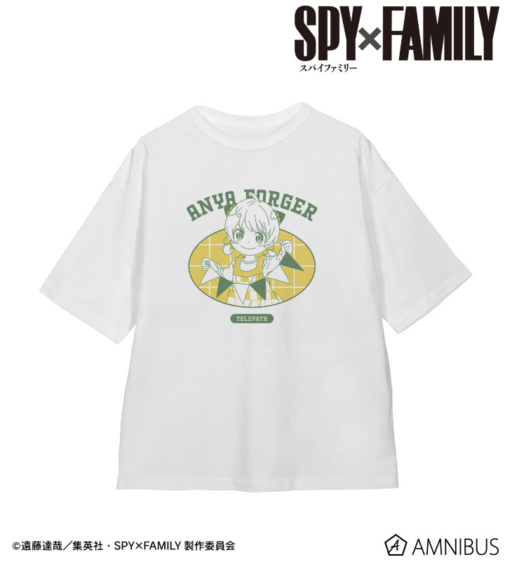 AB76521 預訂 2025/7月 SPY×FAMILY 描き下ろし アーニャ・フォージャー ホリデーパーティーver. BIGシルエットTシャツ ver.A/ユニセックス