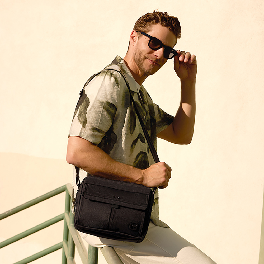 beside u DIRECTION S號 防盜機能斜肩包 防潑水斜跨包 多格層男包 BMAL系列