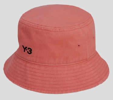 【 Y-3 BUCKET HAT 頂級漁夫帽 - 粉橘紅 】