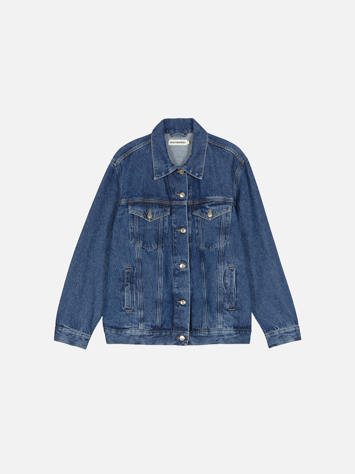 【marimekko】Maridenim Murros UniccoジャケットM marimekko】Maridenim Murros Unikko デニム ジャケット