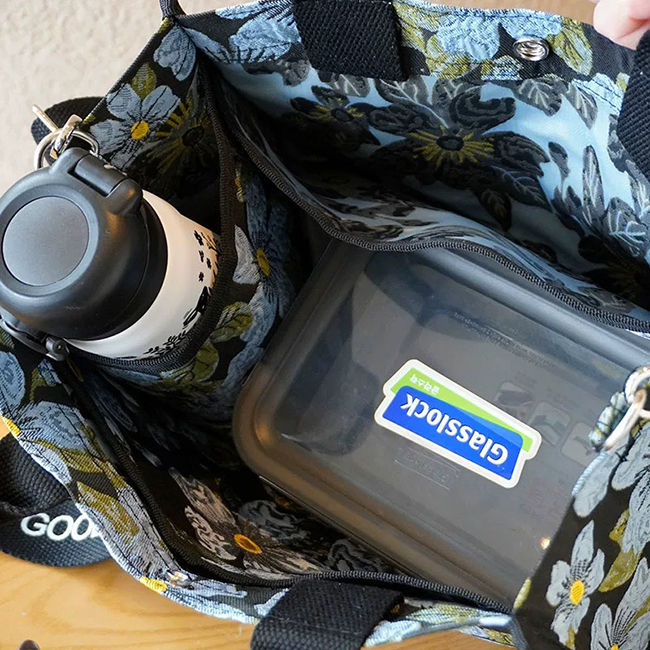 👇限時下殺優惠👇帆布油畫花朵輕便好裝手提袋-現貨