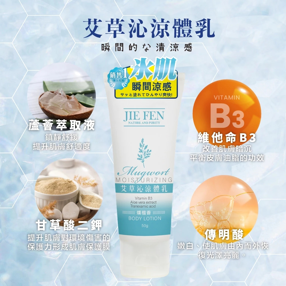 艾草,沁涼,體乳