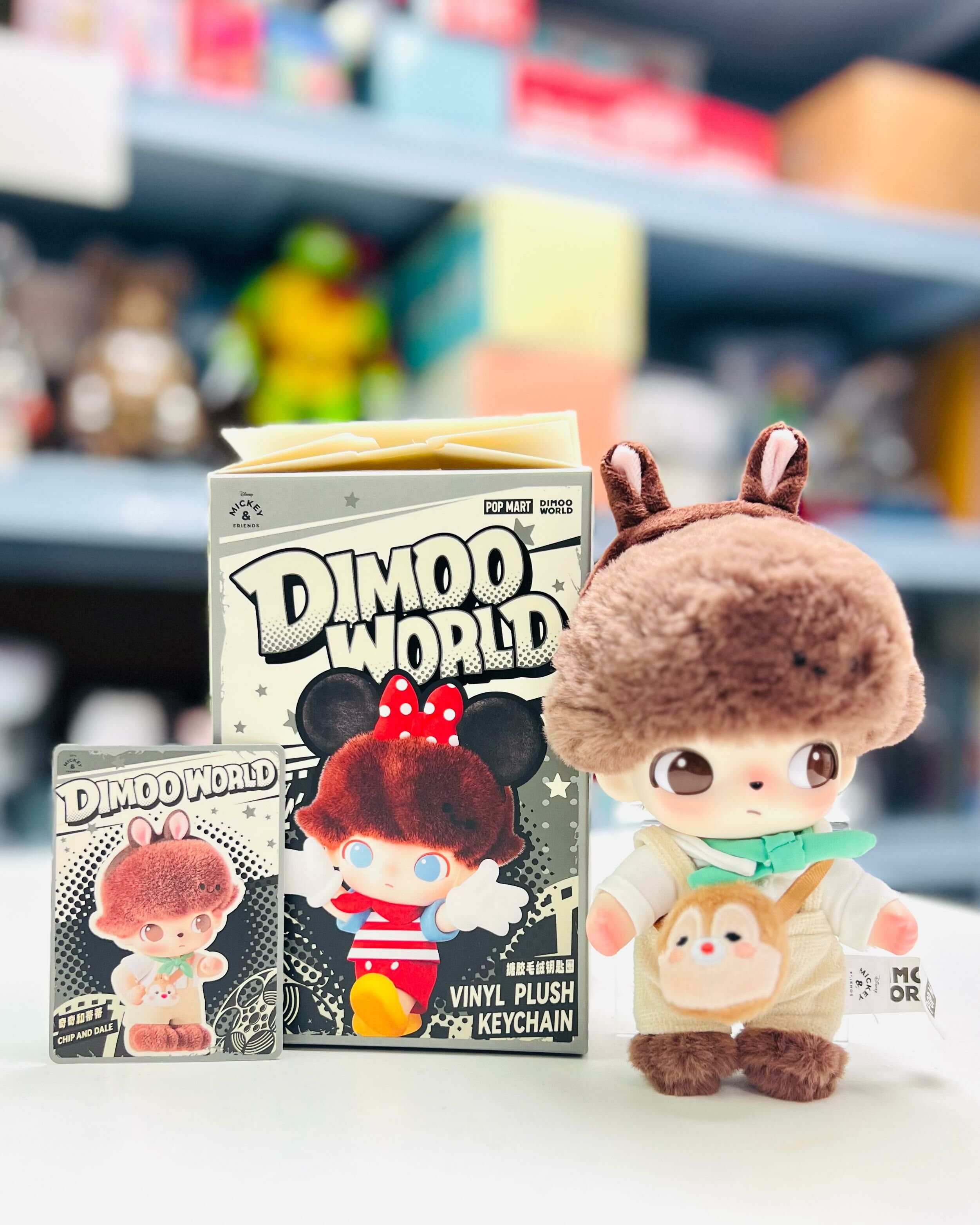 Disney x Dimoo Crossover Vinyl Plush Keychain Series (P