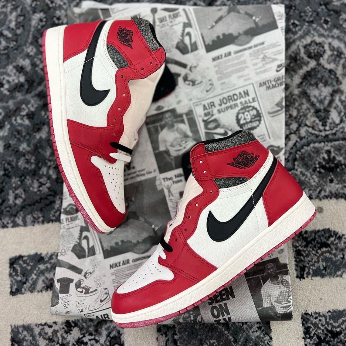 現貨┃NIKE AIR JORDAN 1 High OG Chicago Lost And Found 芝加哥 DZ5485-612