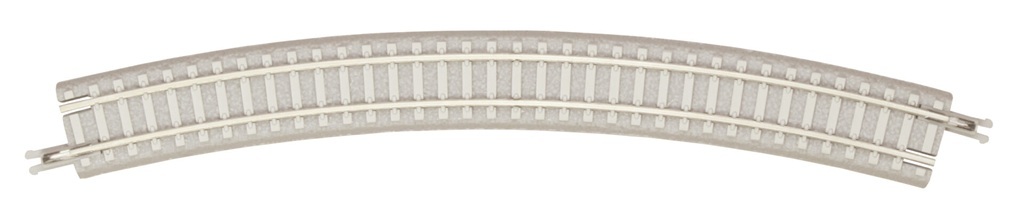 Rokuhan R054 Z規 PC軌道 曲線軌道 R275-30°（6入）