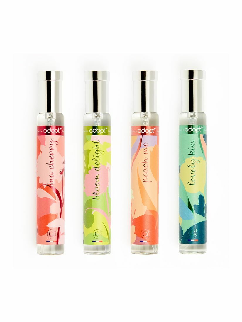 Adopt - AD Superbloom perfume set (Lovely kiss x1, Peach me x1, Bloom delight x1, Ma cherry x1, 30ml@)