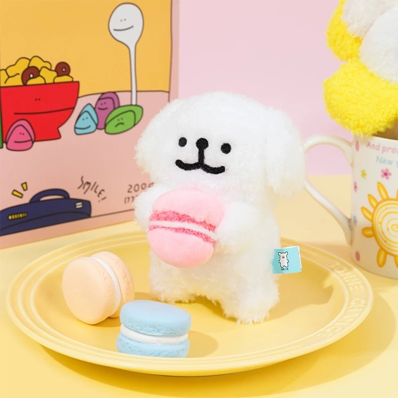 新款 MALTESE 線條小狗 吊飾 鑰匙圈 / 預購