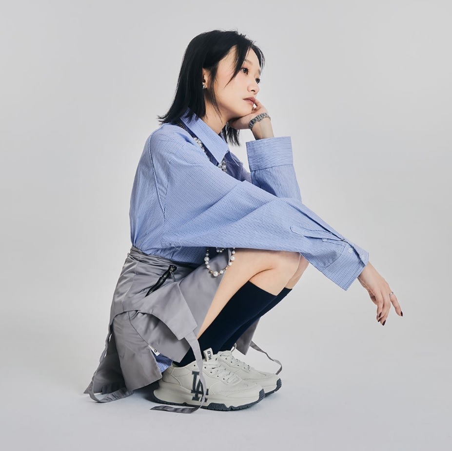 【韓國預購】AK040701 MLB Chunky Runner LA款波鞋 (象牙白)