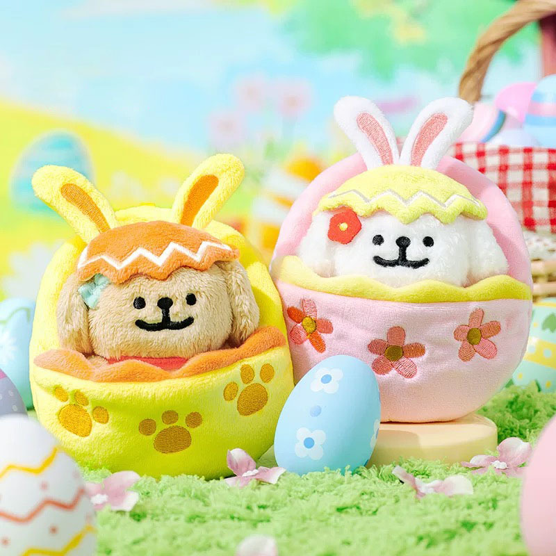 MALTESE 線條小狗 復活節 彩蛋 睡袋 零錢包 小包 吊飾 鑰匙圈 / 預購