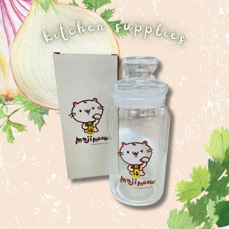 斗六院｜保齡球研磨器 + Maji meow麻吉貓玻璃儲物罐超值組