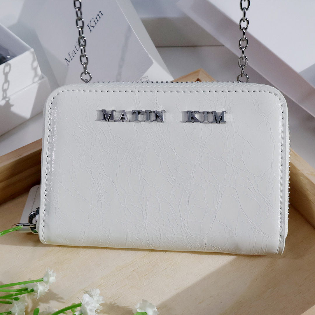 ★MATIN KIM ★GLOSSY COMPACT WALLET Buy Matin Kim Glossy Compact Wallet Black | SASOM