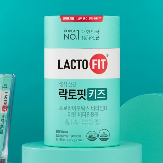 LACTO-FIT 鍾根堂兒童腸道健康益生菌 (1盒60條)